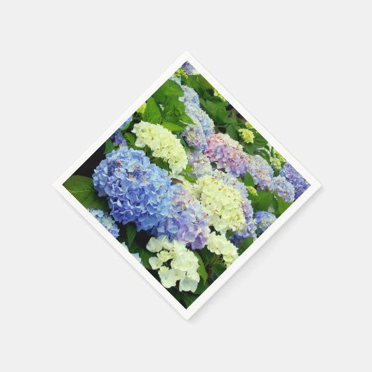Hydrangea Mix-Paper Party Napkins Serviette (Ecke)