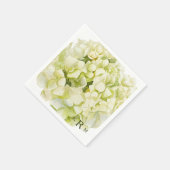Hydrangea Monogram Cocktail Napkins Serviette (Ecke)