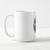 Hydrangea-Monogramm-Hochzeit Kaffeetasse (Links)