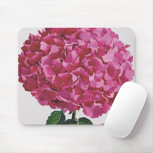 Hydrangea Mousepad (Mit Mouse)