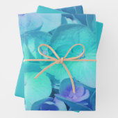 Hydrangea Muster 2 Geschenkpapier Set (Beispiel)
