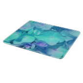 Hydrangea-Muster Schneidebrett (Ecke)