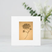 Hydrangea mutierte Einladung/Grußkarte Einladung (Stehend Vorderseite)