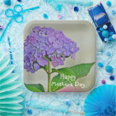 Hydrangea Muttertag Pappteller (Party)