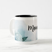 Hydrangea Muttertag Zweifarbige Tasse (Vorderseite Links)