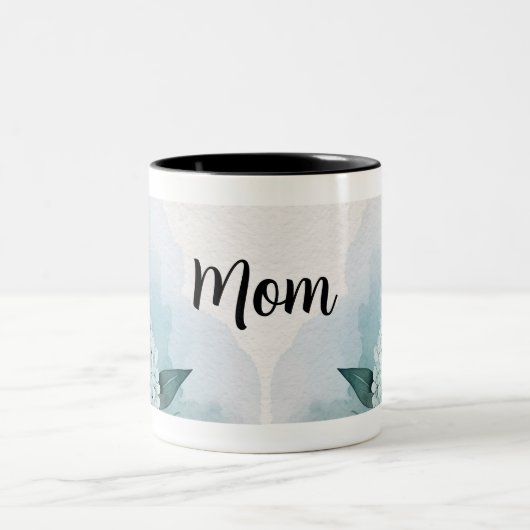 Hydrangea Muttertag Zweifarbige Tasse (Mittel)