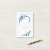 Hydrangea 'My Mindful Moments Listings' von LeahG Post-it Klebezettel (Auf Schreibtisch)