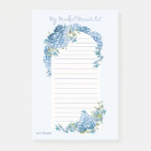 Hydrangea 'My Mindful Moments Listings' von LeahG Post-it Klebezettel (Vorderseite)