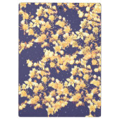 Hydrangea-Nacht und Gold Klemmbrett (Rückseite)