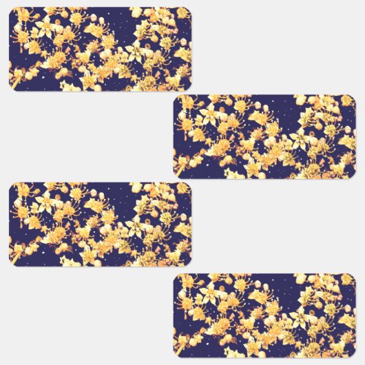 Hydrangea Night and Gold Etiketten (Gruppe)