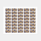 Hydrangea Night and Gold Etiketten (Blatt)