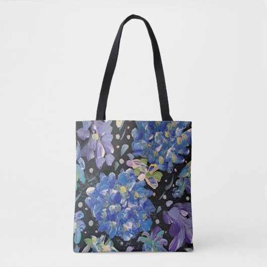 Hydrangea Night-Tasche Tasche (Vorderseite)