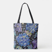Hydrangea Night-Tasche Tasche (Rückseite)
