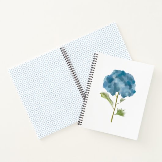 Hydrangea-Notebook Notizblock (Innenseite)