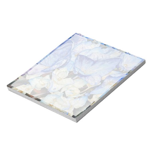 Hydrangea Notepad 5,5" x 6" Notizblock (Rotiert)