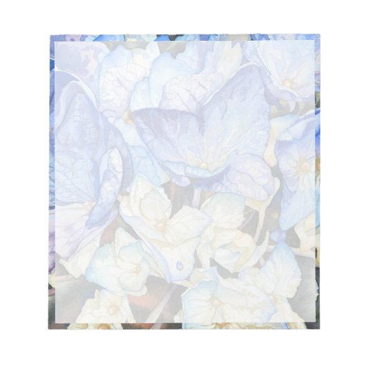 Hydrangea Notepad 5,5" x 6" Notizblock (Vorderseite)