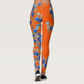 Hydrangea Orange Leggings (Rückseite)