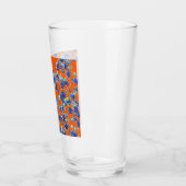 Hydrangea Orange und Blue Glas (Links)