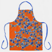 Hydrangea Orange und Blue Schürze (Vorderseite)