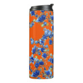 Hydrangea Orange und Blue Thermosbecher (Nach links gedreht)