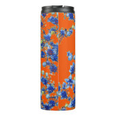 Hydrangea Orange und Blue Thermosbecher (Rückseite)