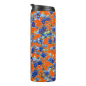 Hydrangea Orange und Blue Thermosbecher (Nach rechts gedreht)
