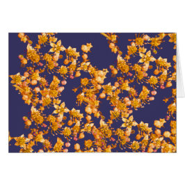 Hydrangea-Orange und Marine