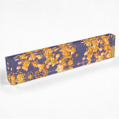 Hydrangea-Orange und Marine Namensplakette