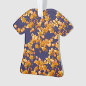 Hydrangea-Orange und Marine Ornament (Vorderseite)