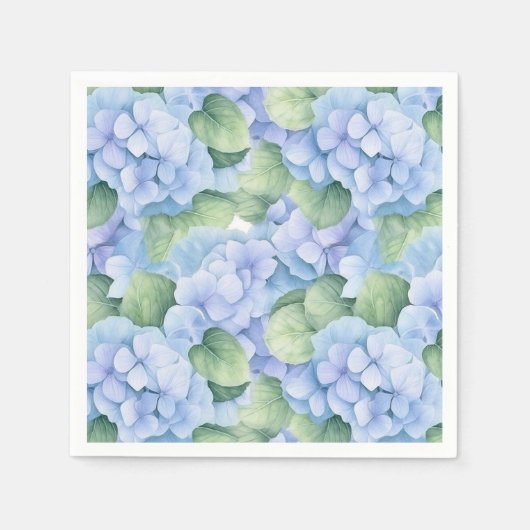 Hydrangea Paper Napkins Serviette (Vorderseite)