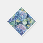 Hydrangea Paper Napkins Serviette (Ecke)