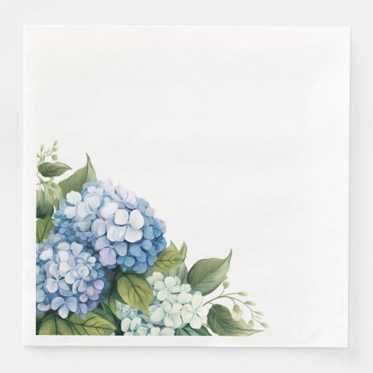 Hydrangea Paper Napkins Serviette (Vorderseite)