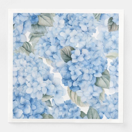 Hydrangea Paper Napkins Serviette (Vorderseite)