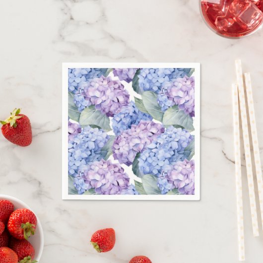 Hydrangea Paper Napkins Serviette (Beispiel)