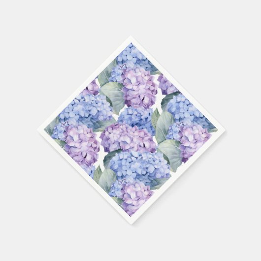Hydrangea Paper Napkins Serviette (Ecke)