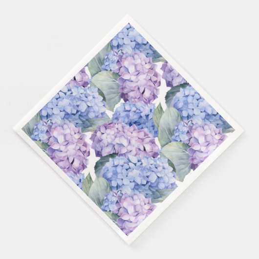 Hydrangea Paper Napkins Serviette (Ecke)