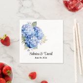 Hydrangea-Papier-Servietten Serviette (Beispiel)
