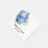 Hydrangea-Papier-Servietten Serviette (Ecke)