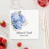 Hydrangea-Papier-Tischservietten Serviette (Beispiel)