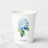 Hydrangea Personalisiert Pappbecher (Vorderseite)