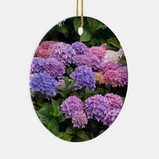 Hydrangea Photograph Keramik Ornament (Rechts)