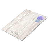 Hydrangea Pitcher Custom Large Notepad Notizblock (angewinkelt)