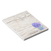 Hydrangea Pitcher Notepad Notizblock (angewinkelt)