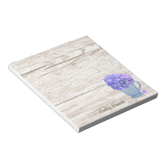 Hydrangea Pitcher Notepad Notizblock (angewinkelt)