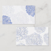 Hydrangea-Platzkarten, mittel Platzkarte (Vorne/Hinten)