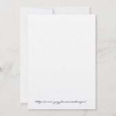 Hydrangea-Polterabend Einladung (Rückseite)