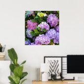 Hydrangea Poster (Heimbüro)