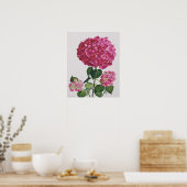 Hydrangea Poster (Küche)