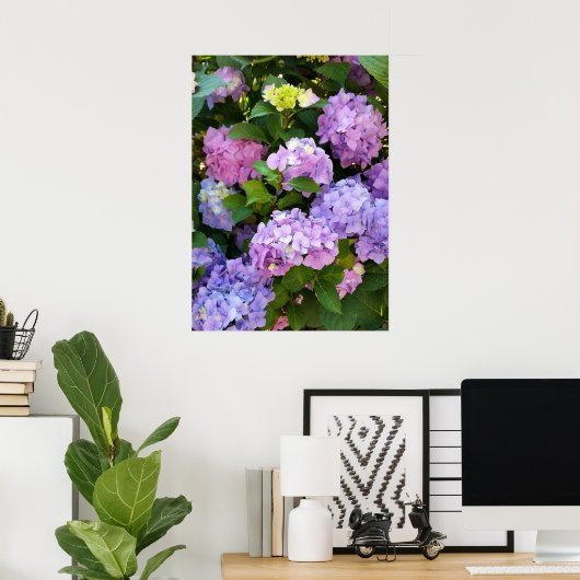 Hydrangea Poster (Heimbüro)