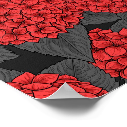 Hydrangea Poster (Ecke)